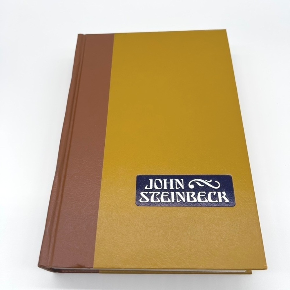 The Grapes of Wrath‎ John Steinbeck Hardcover Classic Literature Yellow Brown